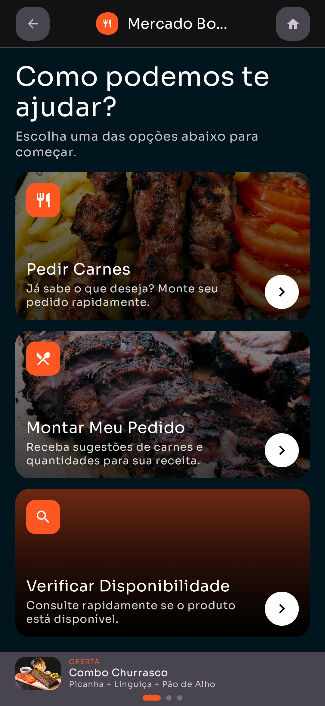 Runa Totem — Menu principal