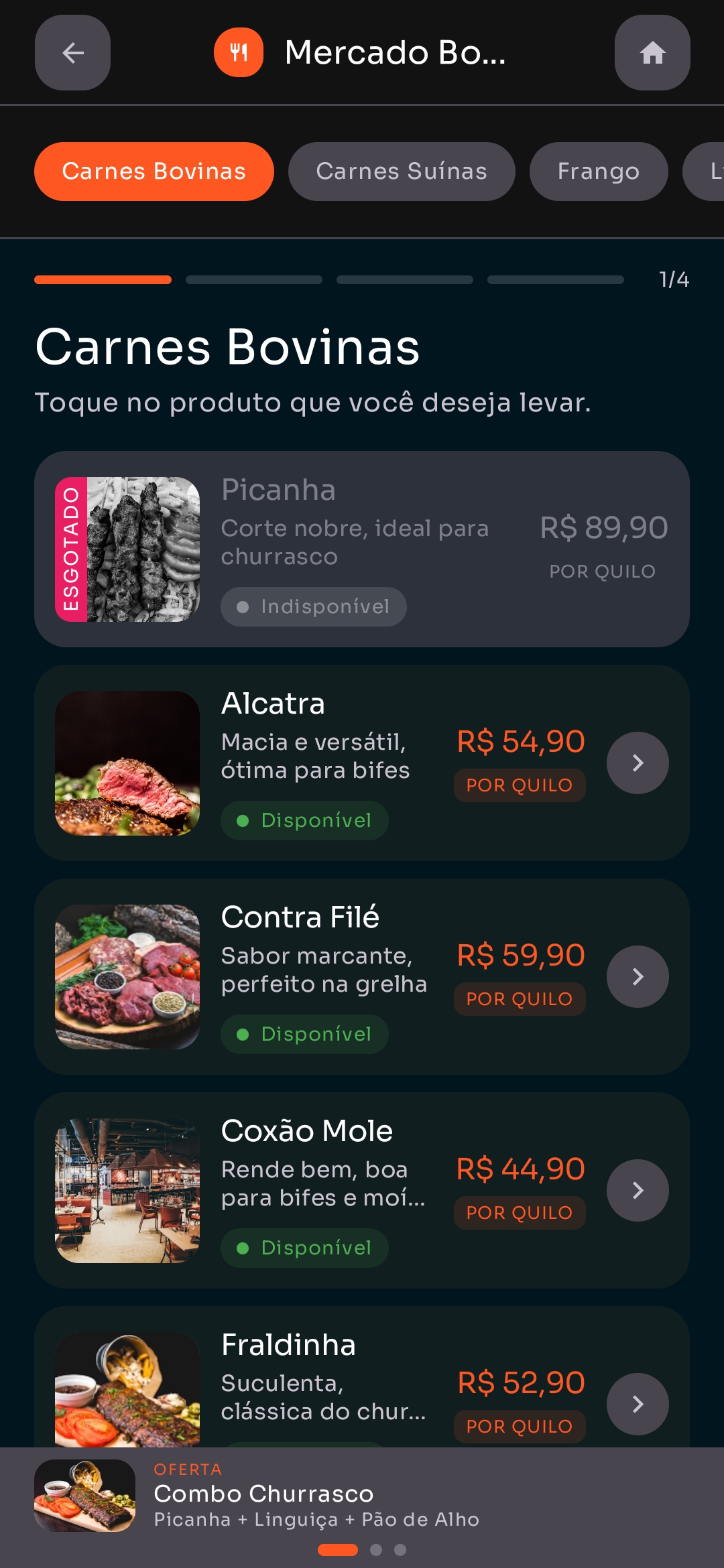 Runa Totem — Pedido de carnes